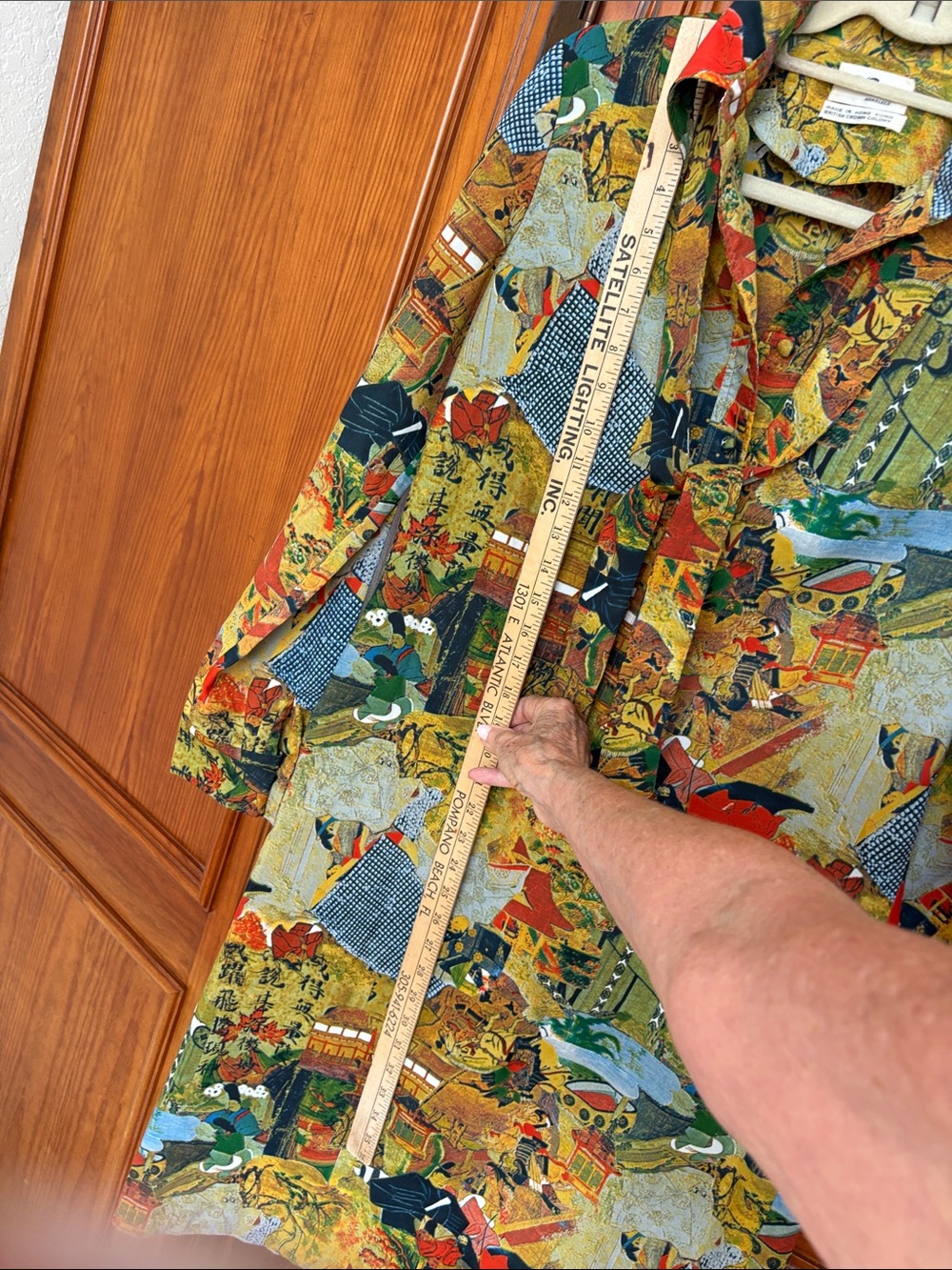 Tori Richard Shirt Dress with Belt made in Hong Kong Excellent Cond worn once - Picture 4 of 6